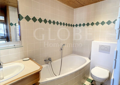 Bathroom apartment 6 persons in Megeve
